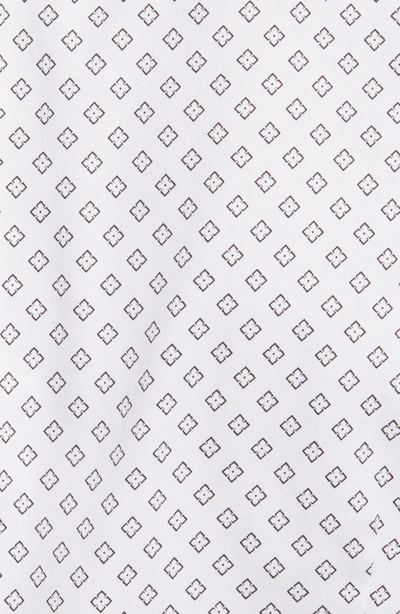 Ted Baker London Croissy Geometric Print Button-Up Shirt, Alternate, color,