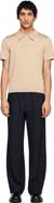 SANDRO Short-sleeve knitted polo shirt