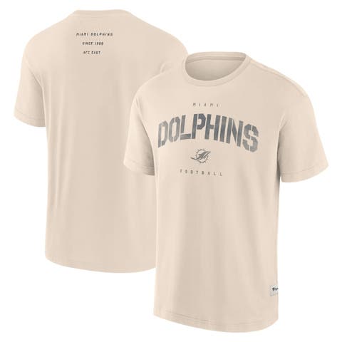Men's Fanatics Cream Miami Dolphins Elements Weathered Tonal Future Ground T-Shirt