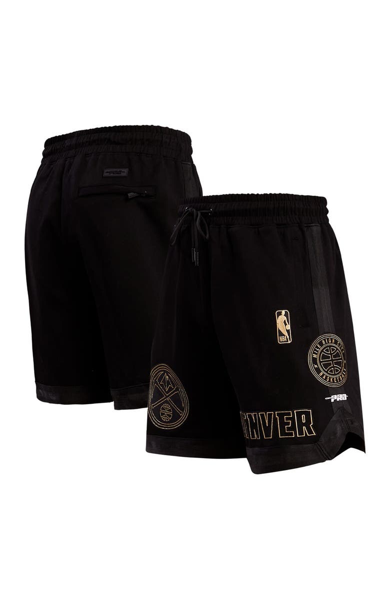 PRO STANDARD Unisex Pro Standard Black Denver Nuggets 2023 NBA Finals Champions Shorts, Main, color, 