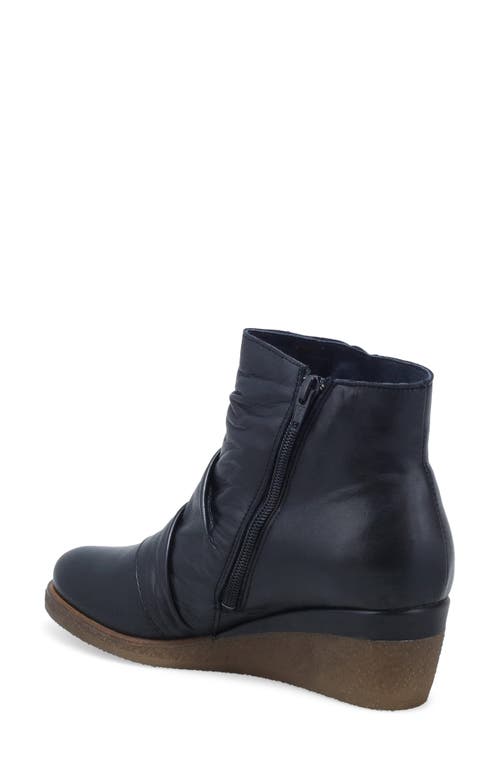 Miz Mooz Maxy Wedge Bootie In Blue