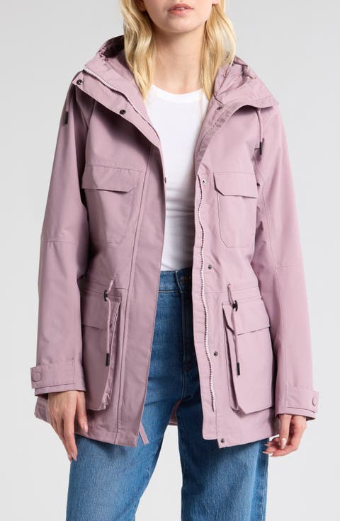 UTILITY HOODED JACKET LIGHT PURPLE M