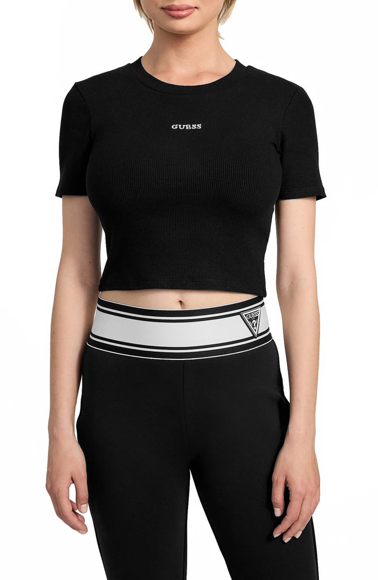 GUESS Carla Crop T-Shirt, Main, color,