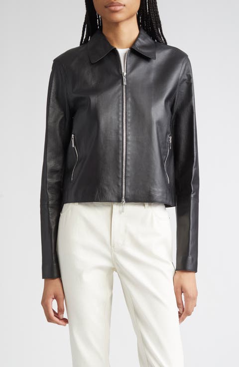 Zip Front Crop Jacket