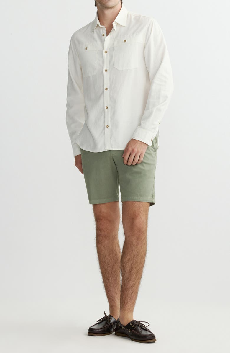 DL1961 Jake DL Twill Shorts, Alternate, color, Sage Green