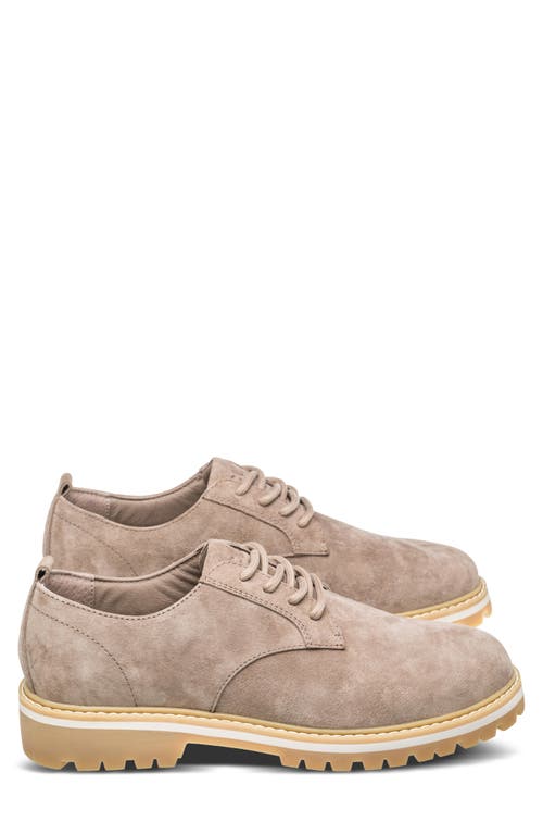 Clae Logan Lugged Plain Toe Derby In Cashmere Suede
