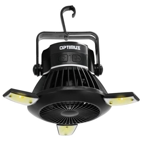 4 in 1 Camping Outdoor Solar Fan wtih LED Light