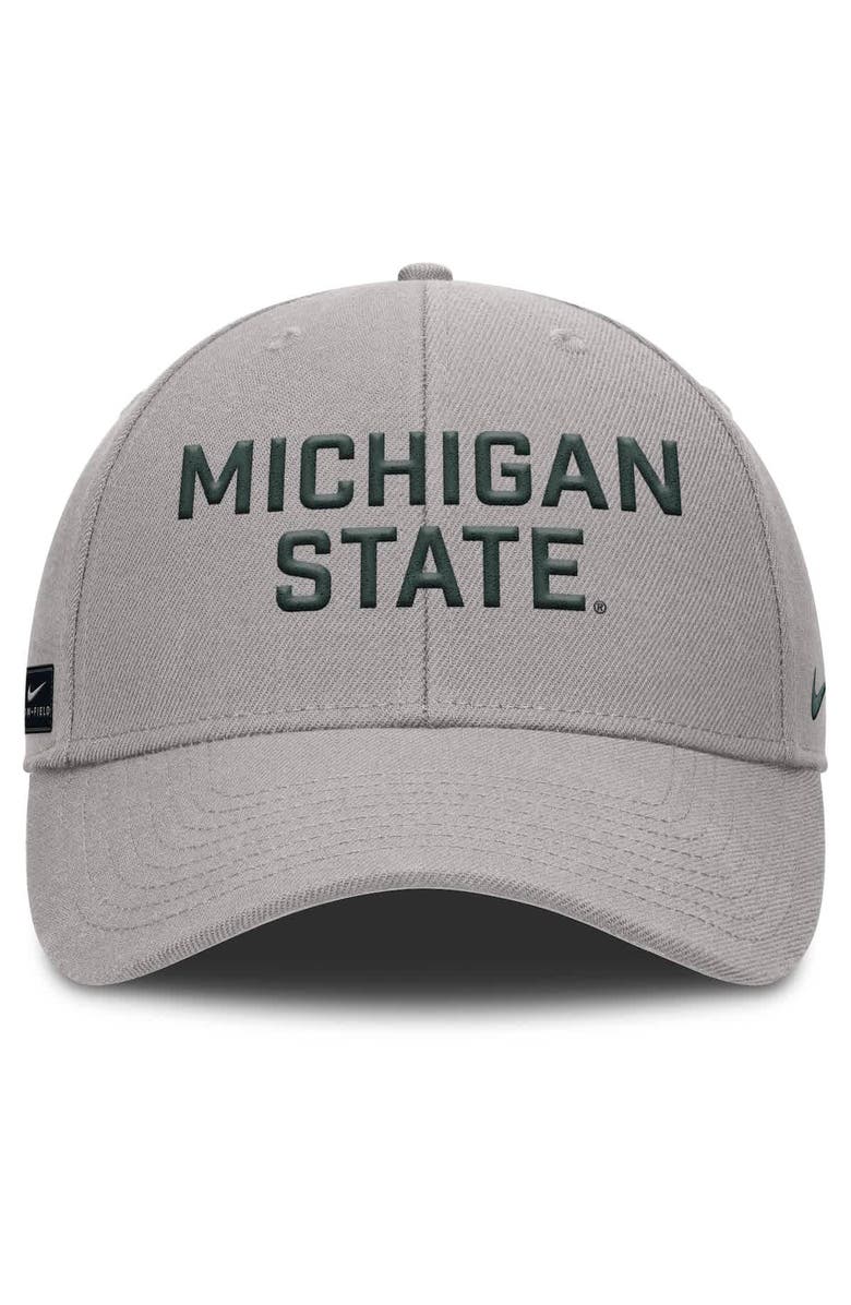 Nike Men's Nike Gray Michigan State Spartans Rise Practice Adjustable Hat, Alternate, color, Gray
