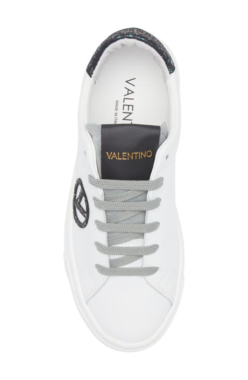 Valentino By Mario Valentino Laura Low Top Sneaker In White