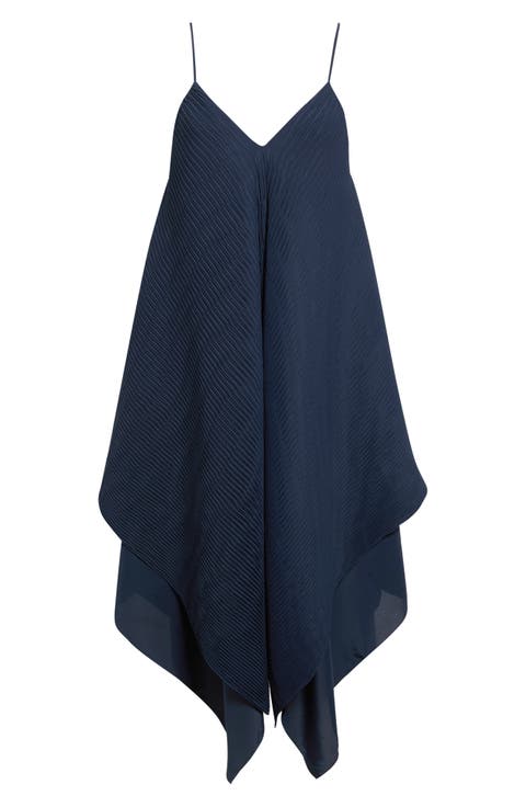 Pleated Layered Slipdress