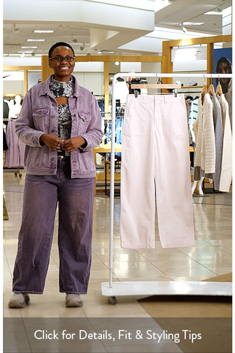 Wren Patch Pocket Wide Leg Jeans video