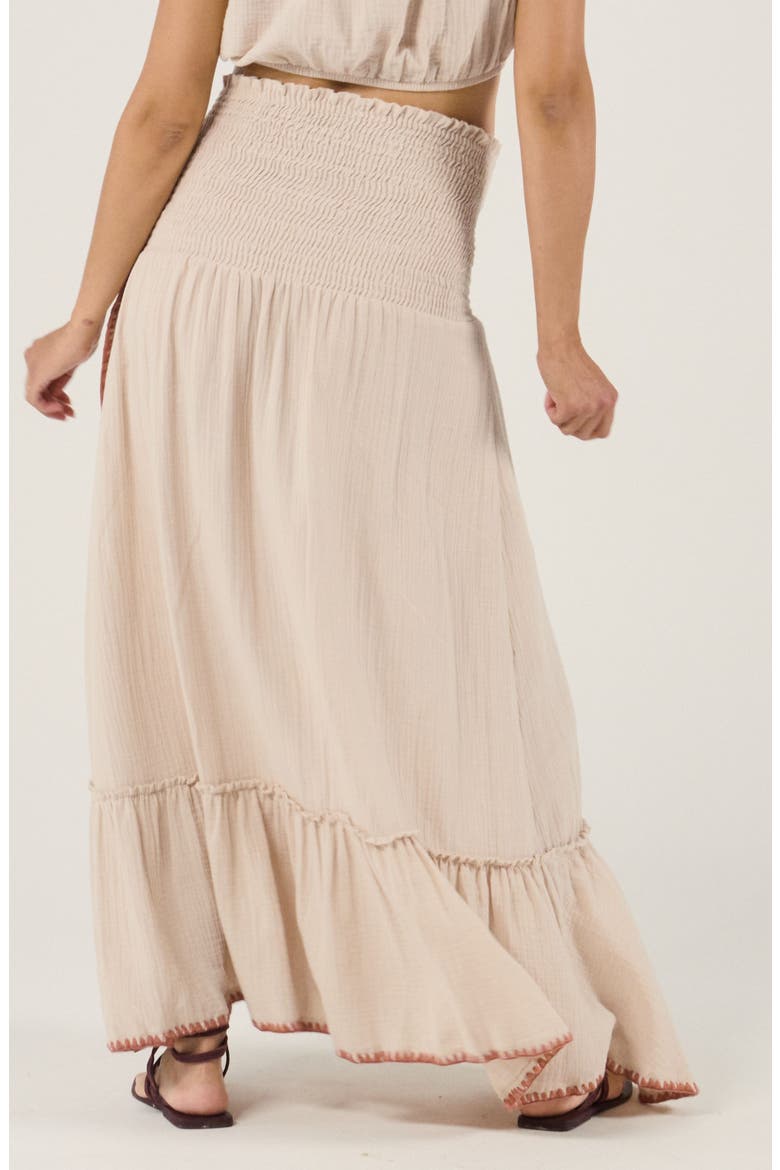 2 in 1 Maternity Smock Dress Skirt Laila, Alternate, color, Beige