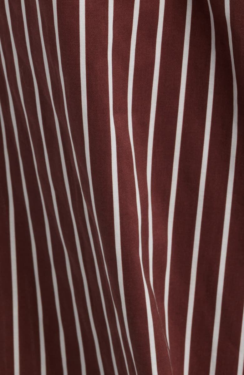 Petal & Pup Darya Stripe Drawstring Waist Wide Leg Pants, Alternate, color, Chocolate Stripe