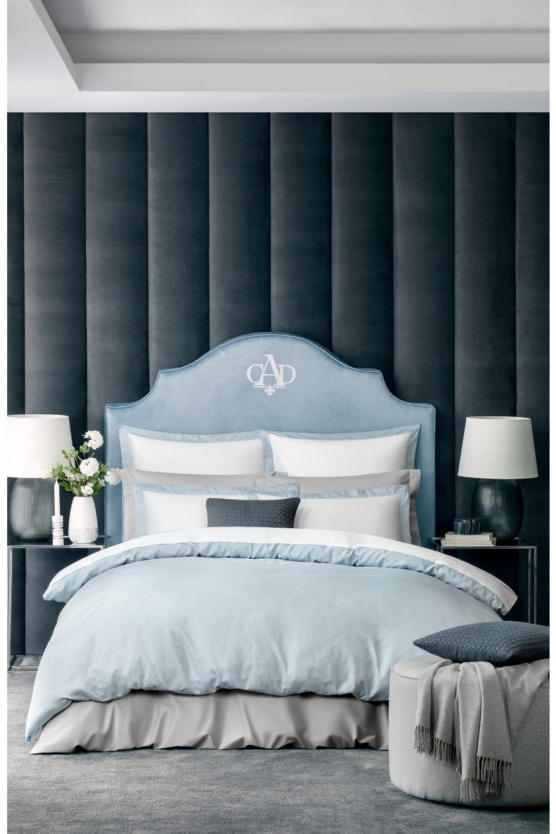 Maestro Duvet Cover, Alternate, color, White