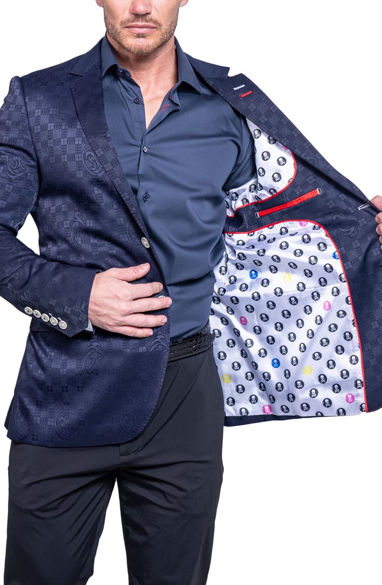Maceoo Socrate Evo Ascension21 Blazer, Alternate, color, Blue
