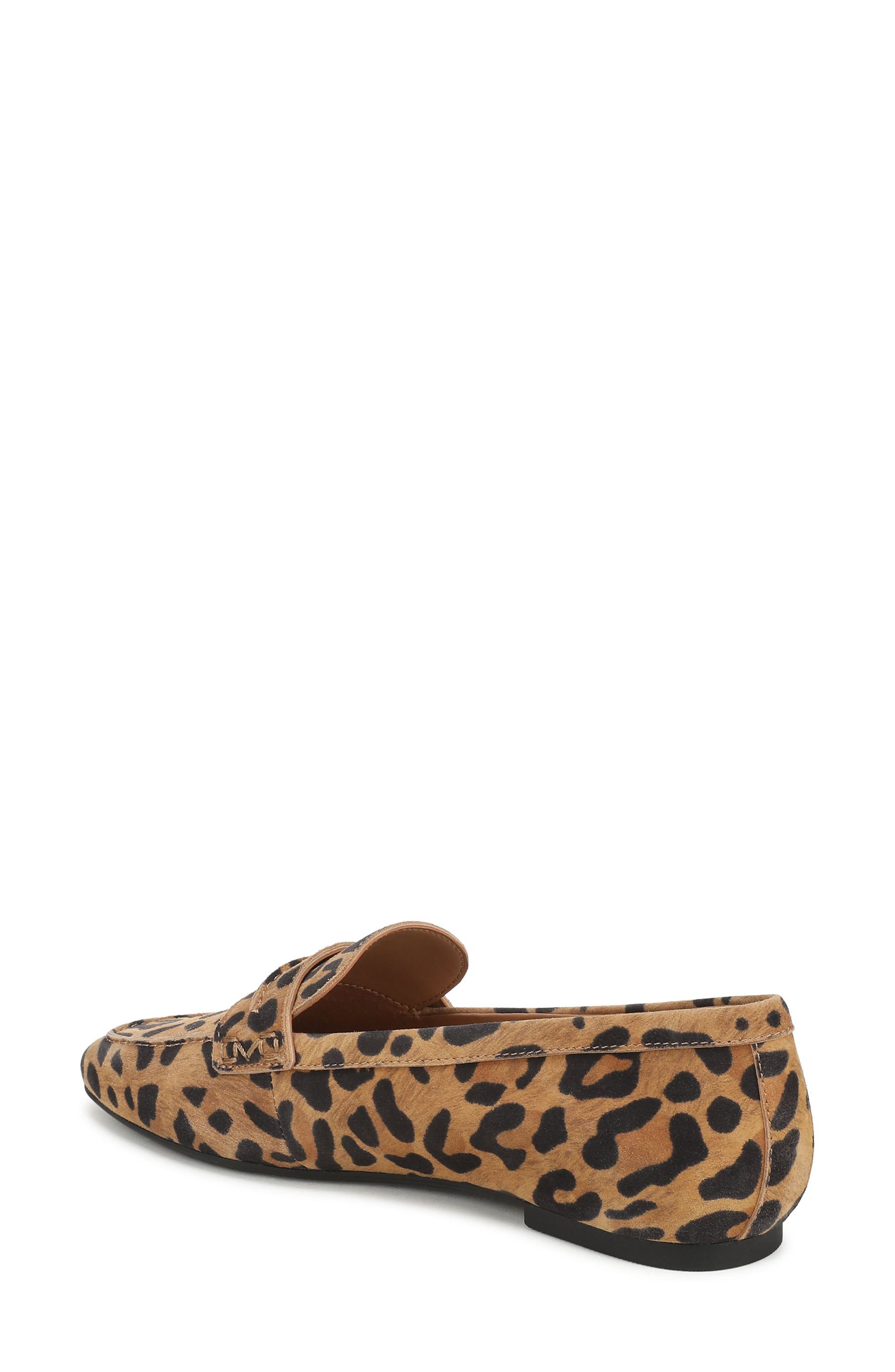 Henley Penny Loafer, Alternate, color, TAN LEOPARD SUEDE