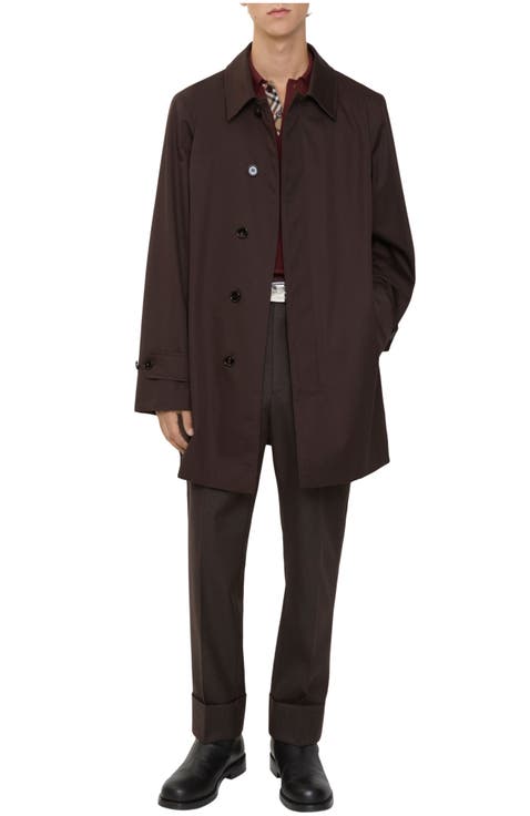 Short Gabardine Car Coat