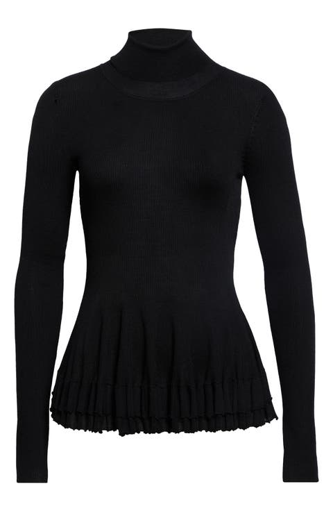 Merritt Merino Wool & Silk Turtleneck