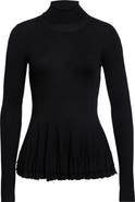 ASHLYN Merritt Merino Wool & Silk Turtleneck