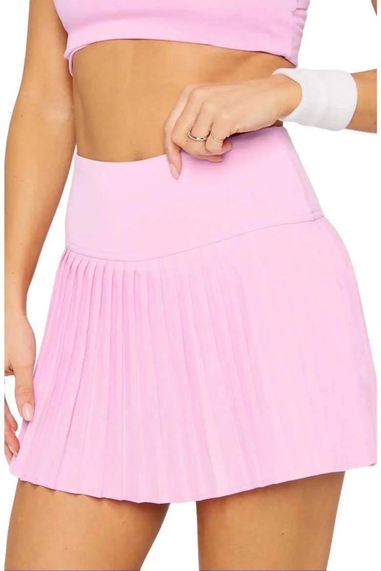 Hot Shot Pleated Skirt Ultra Mini, Main, color, Pink Marshmallow