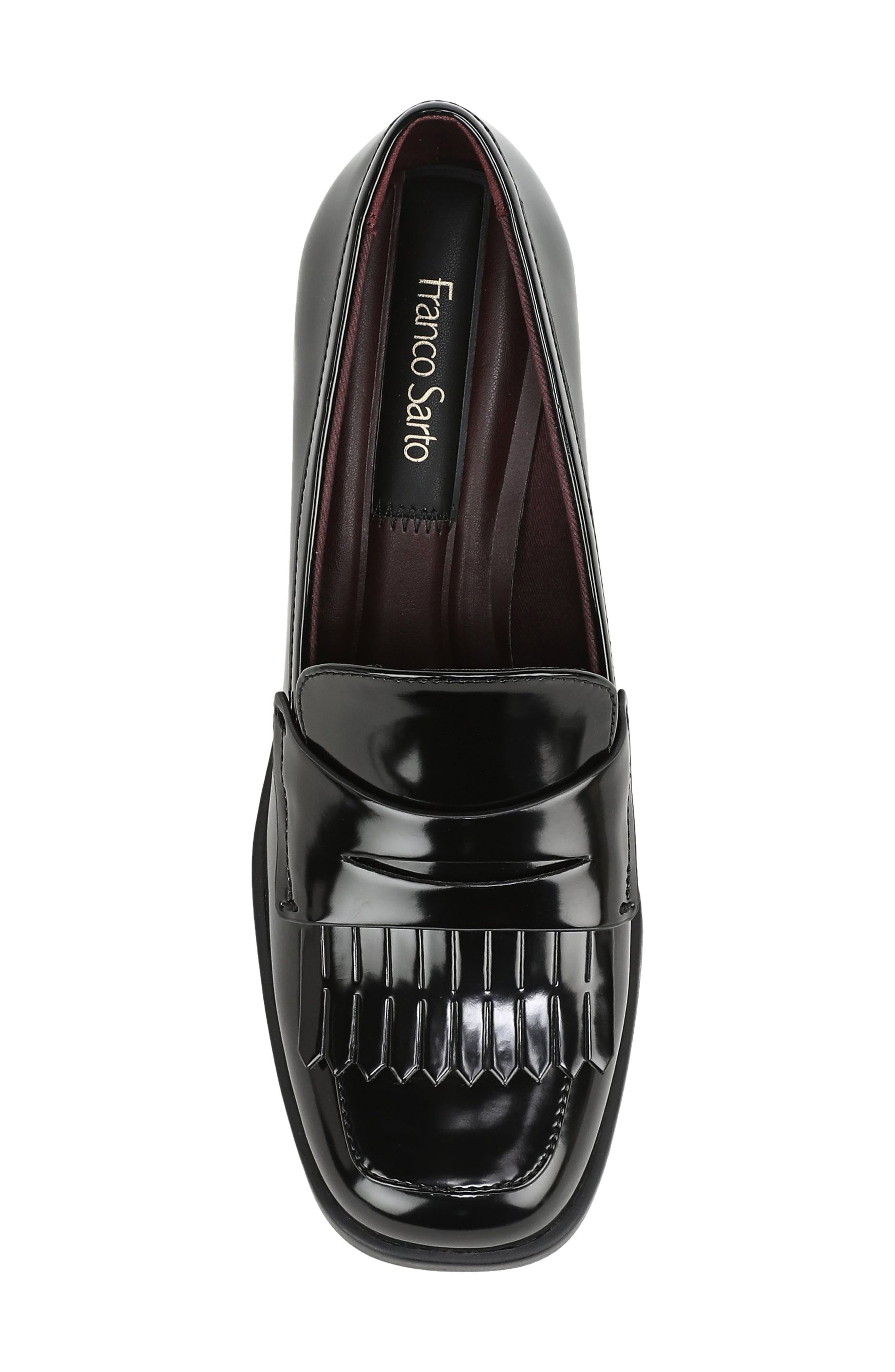 Franco Sarto Elian Kiltie Loafer Pump, Alternate, color, Black