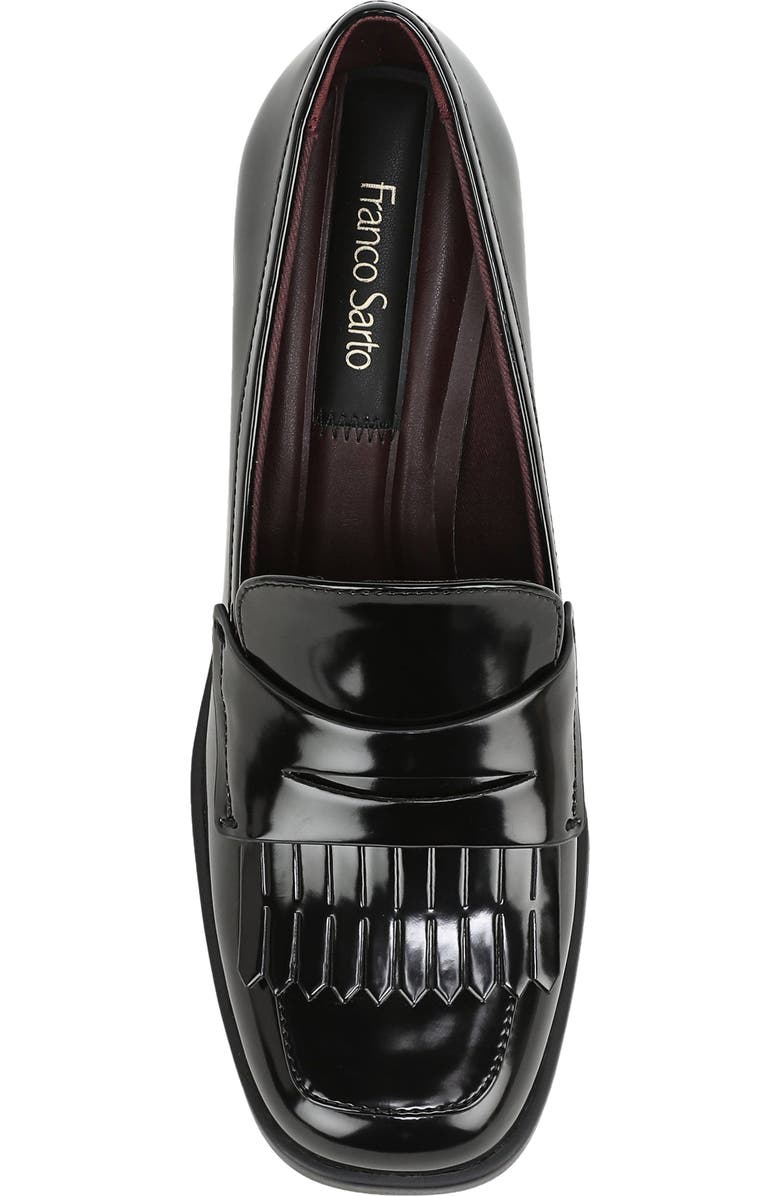 Franco Sarto Elian Kiltie Loafer Pump, Alternate, color, Black