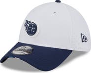 New Era Men's New Era  White/Navy Tennessee Titans 2025 NFL Training Camp 39THIRTY Flex Hat