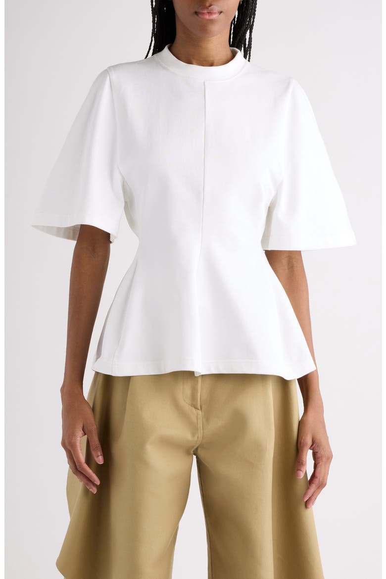 Shaped T-Shirt, Main, color, 9000 WHITE