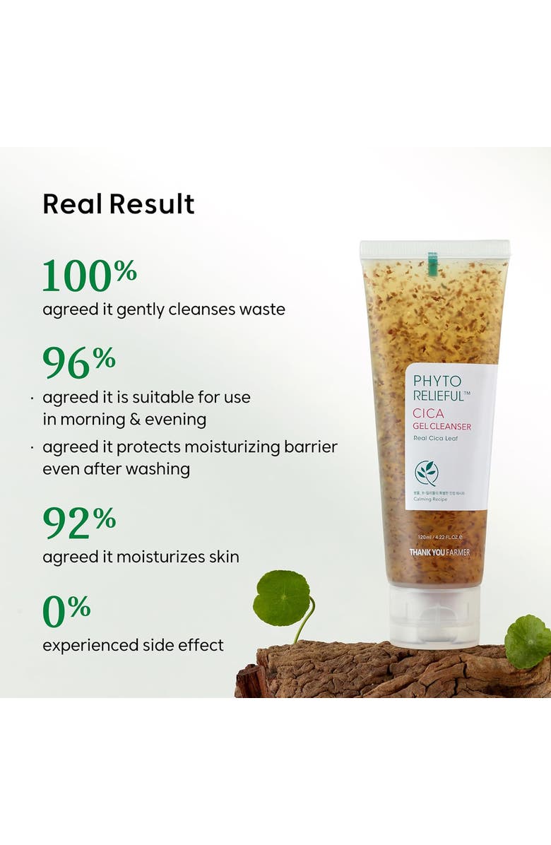THANK YOU FARMER Phyto Relieful Cica Gel Cleanser, Alternate, color, White