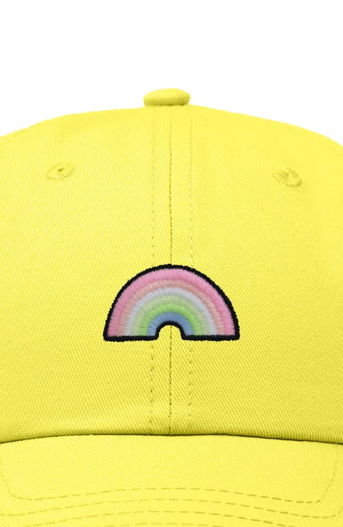 Dalix Rainbow Hat In Yellow