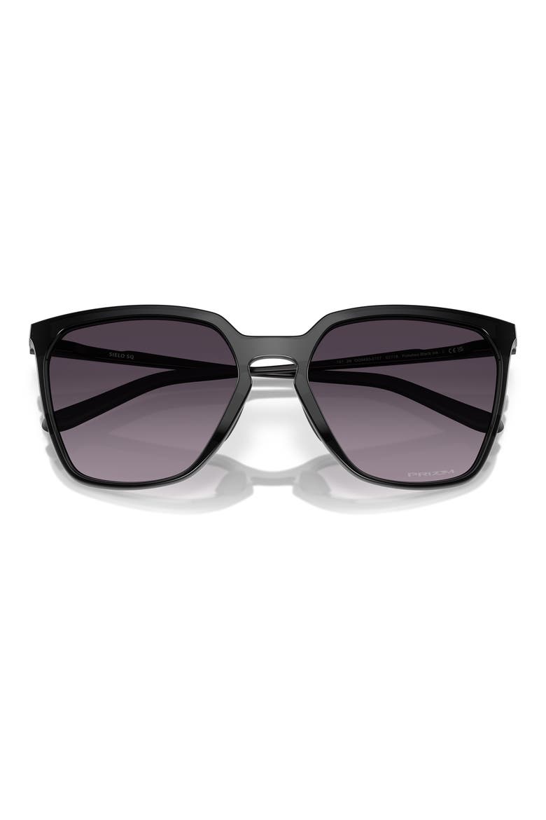Sielo 57mm Gradient Prizm™ Square Sunglasses, Alternate, color, BLACK/ GREY GRADIENT