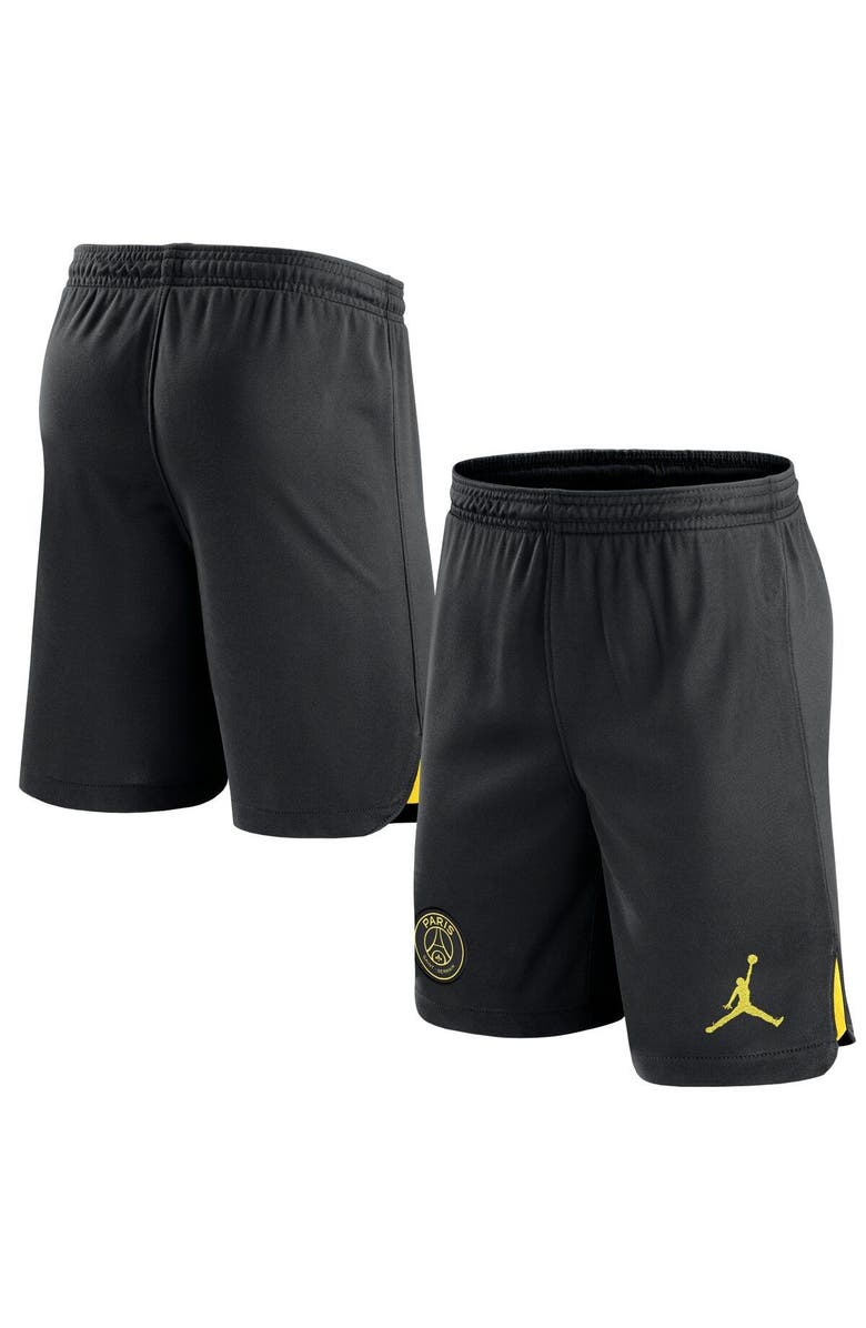 Jordan Brand Men's Jordan Brand Black Paris Saint-Germain Stadium Fourth Performance Replica Shorts, Alternate, color, Black