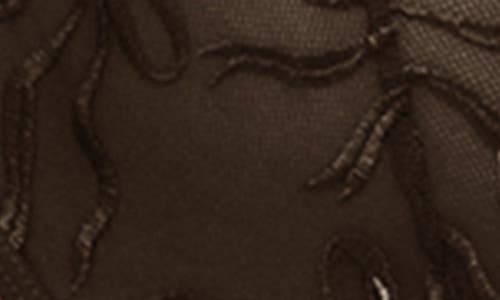 Oh La La Cheri Mariah Bow Sheer Mesh Teddy In Black