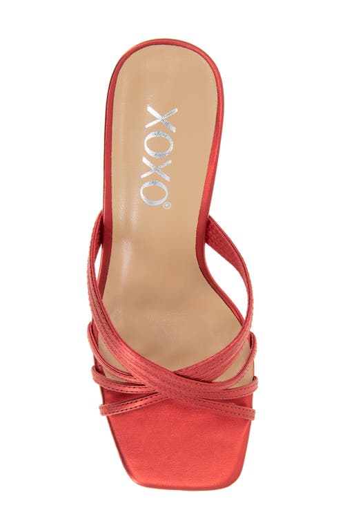 Xoxo Fanny Sandal In Lipstick