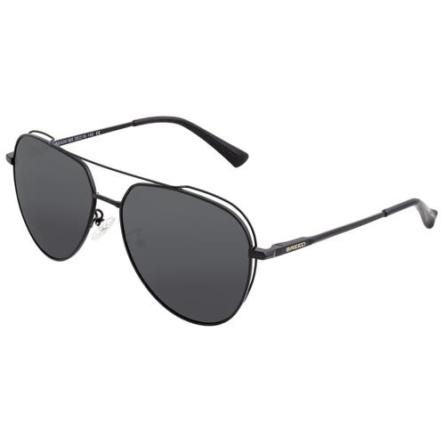 Breed Lyra Polarized Sunglasses In Black/black