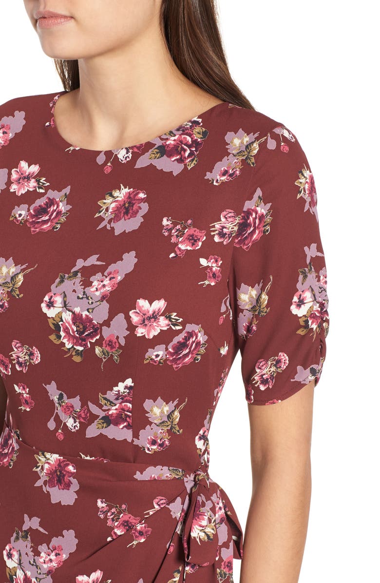 ASTR the Label Wrap Front Dress, Alternate, color, 