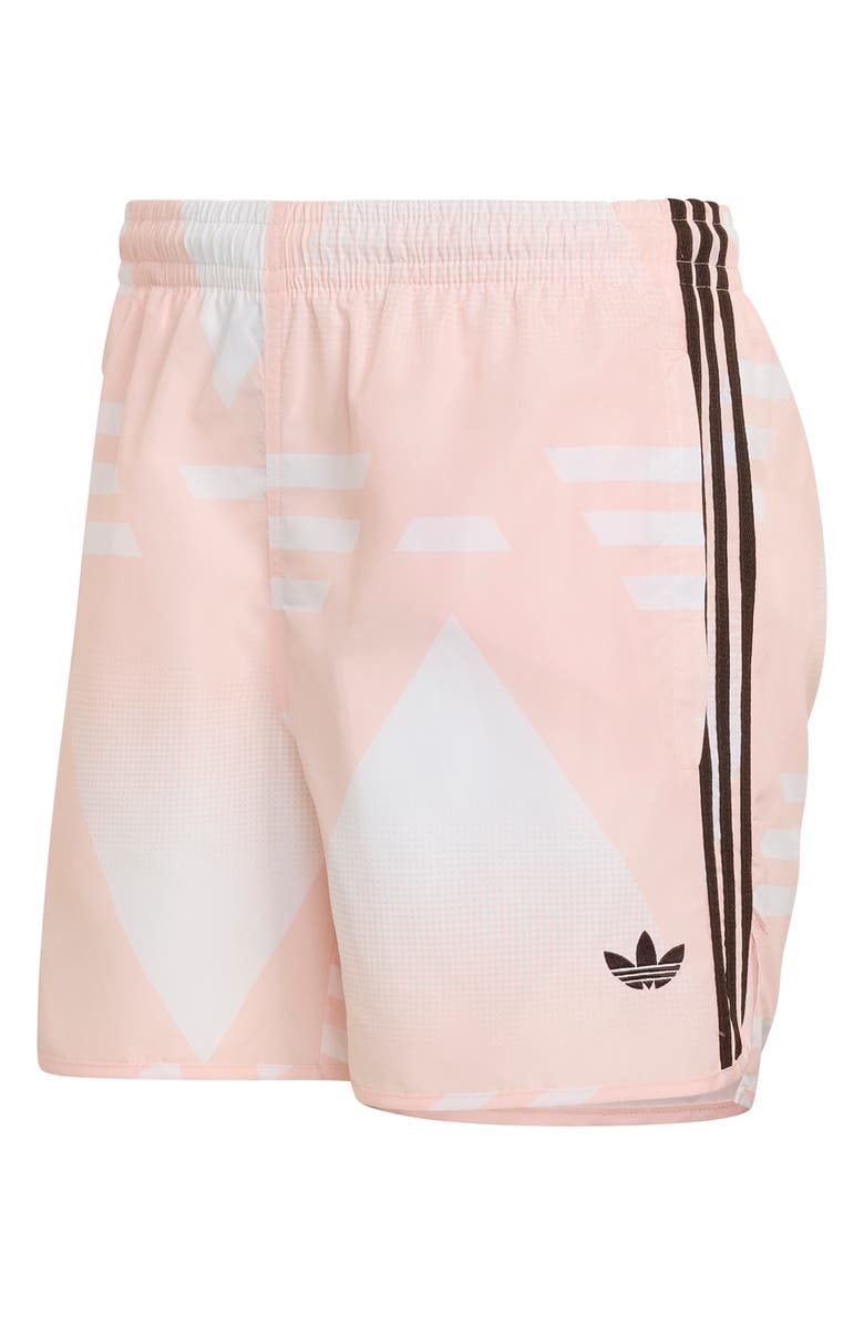 adidas Bruised Banana Allover Print Shorts, Alternate, color, Sandy Pink/ /