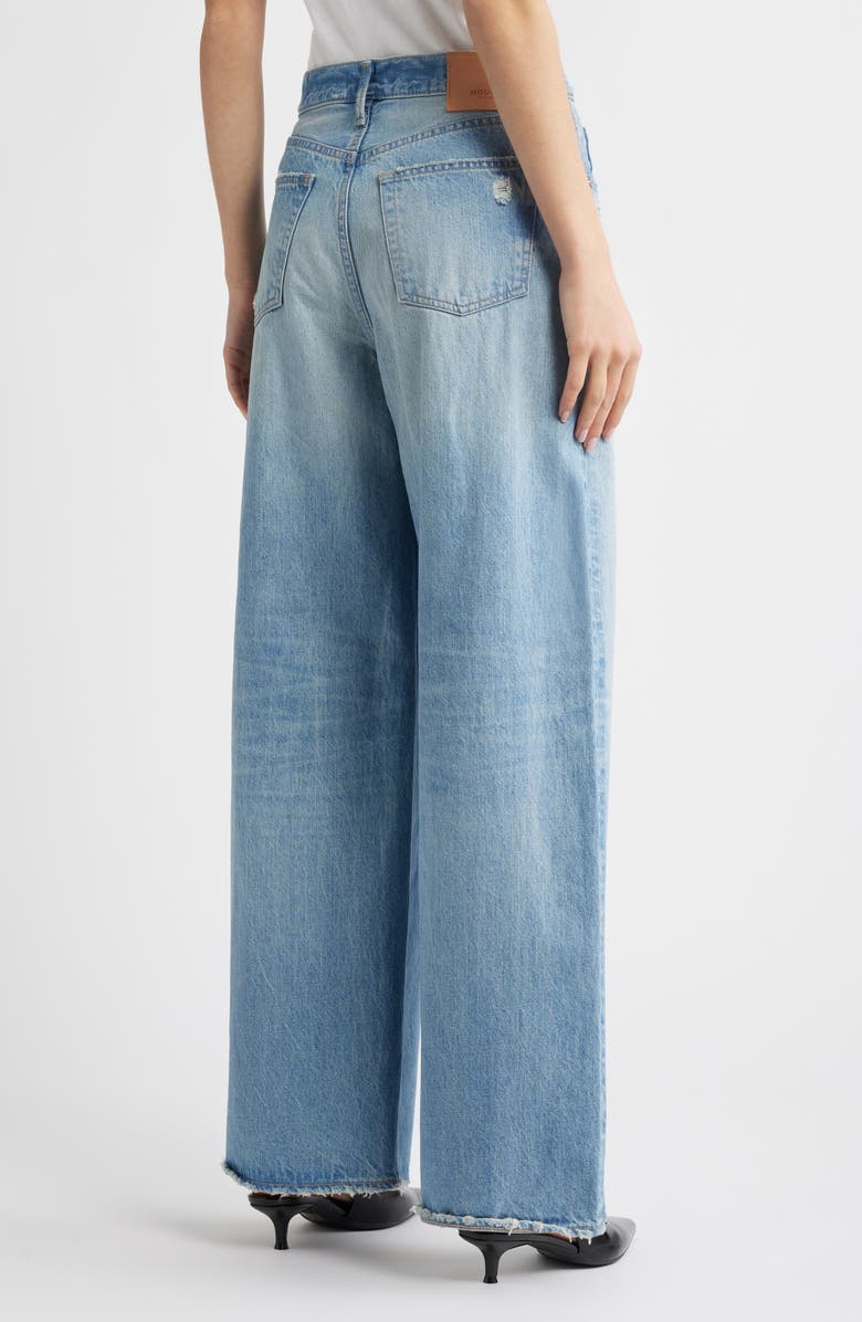 MOUSSY VINTAGE Lowell High Waist Superwide Leg Jeans, Alternate, color, Light Blue