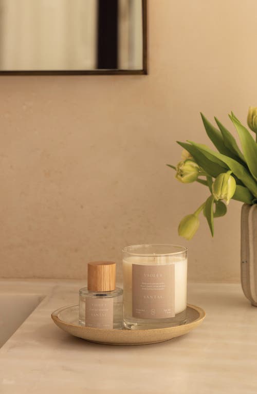 Oak Essentials Violet Santal Candle In No Color
