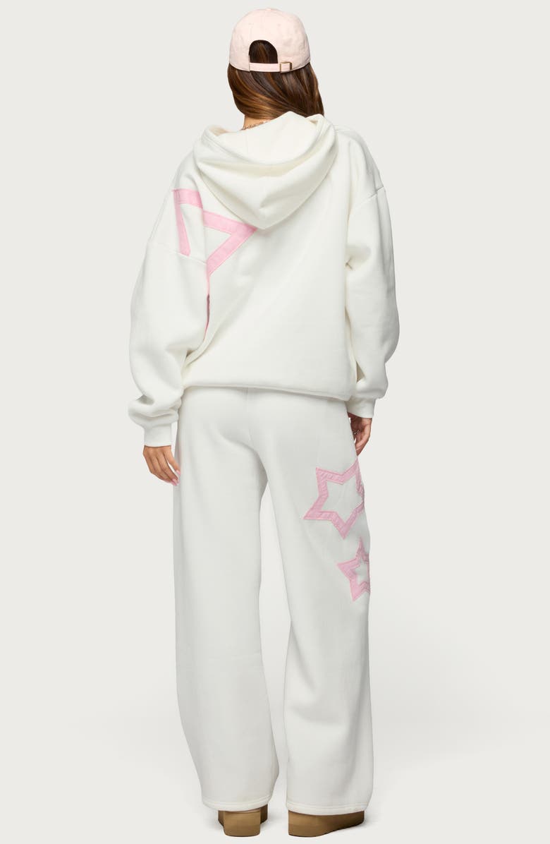 EDIKTED Starly Oversize Hoodie, Alternate, color, White