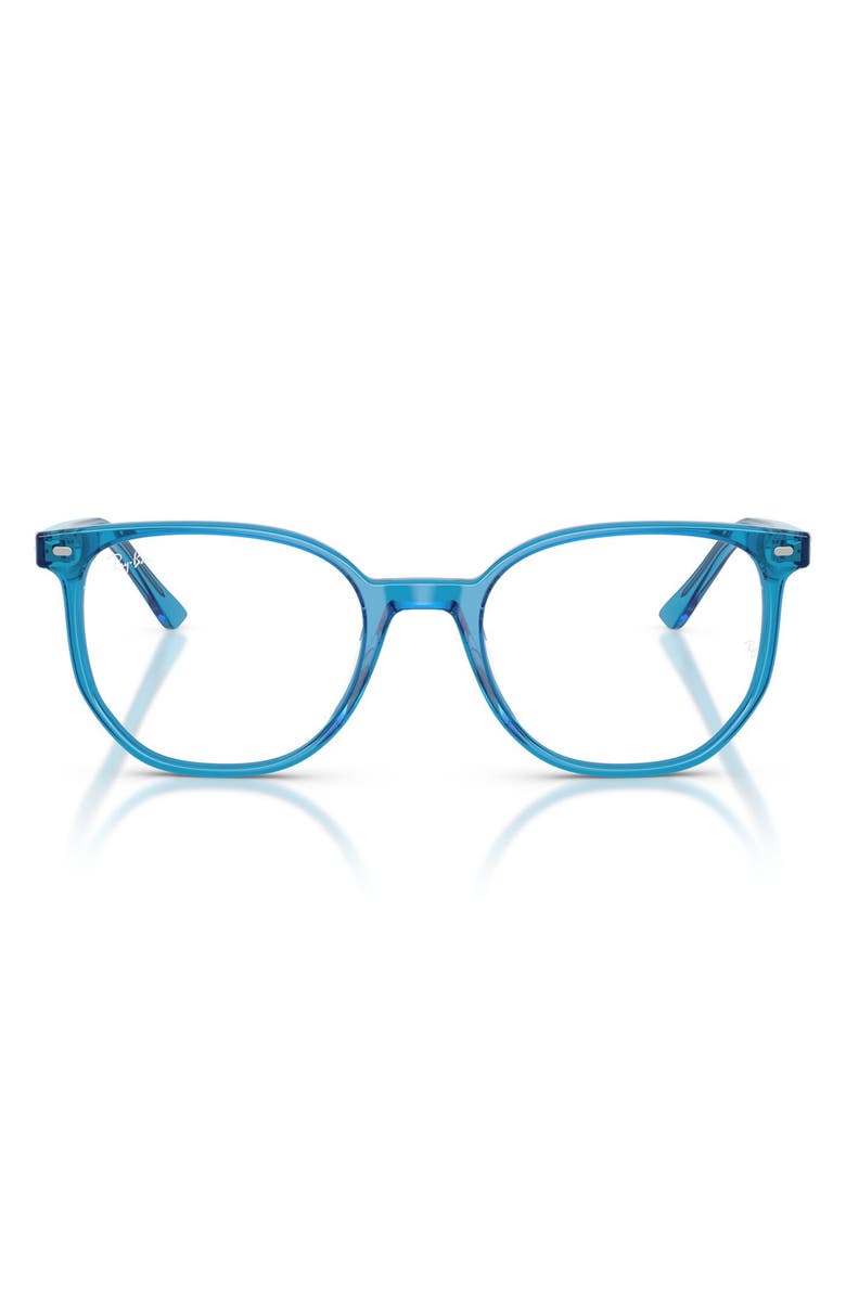 Ray-Ban Elliot 48mm Irregular Optical Glasses, Main, color, Blue