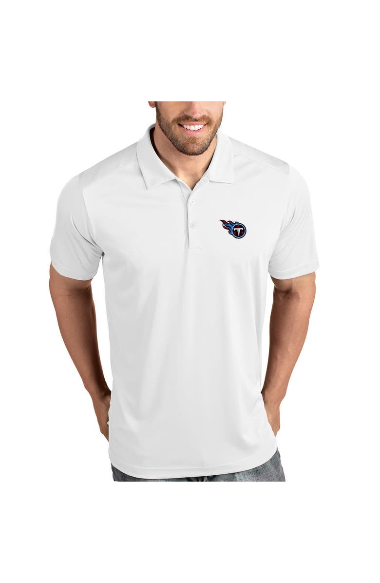 ANTIGUA Tennessee Titans Antigua Tribute Polo - White, Alternate, color, 