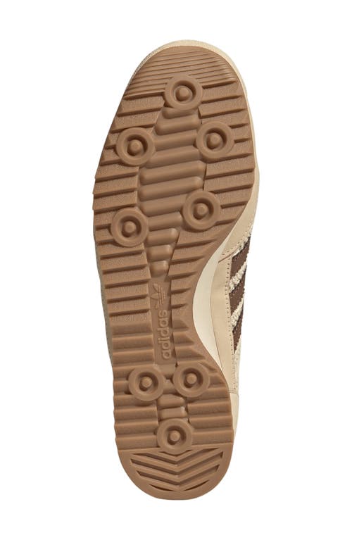 Adidas Originals Womens Sand Strata Preloved Bro Sl 72 Textured Woven And Leather Low-top Trainers In Brown