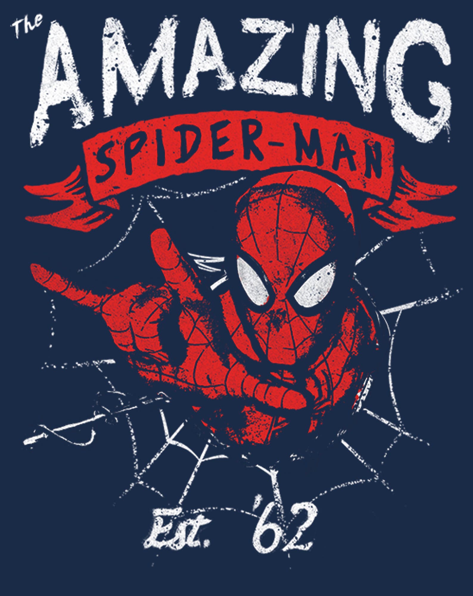 Men's Marvel Spider-Man Est 62  Graphic T-Shirt - image 2