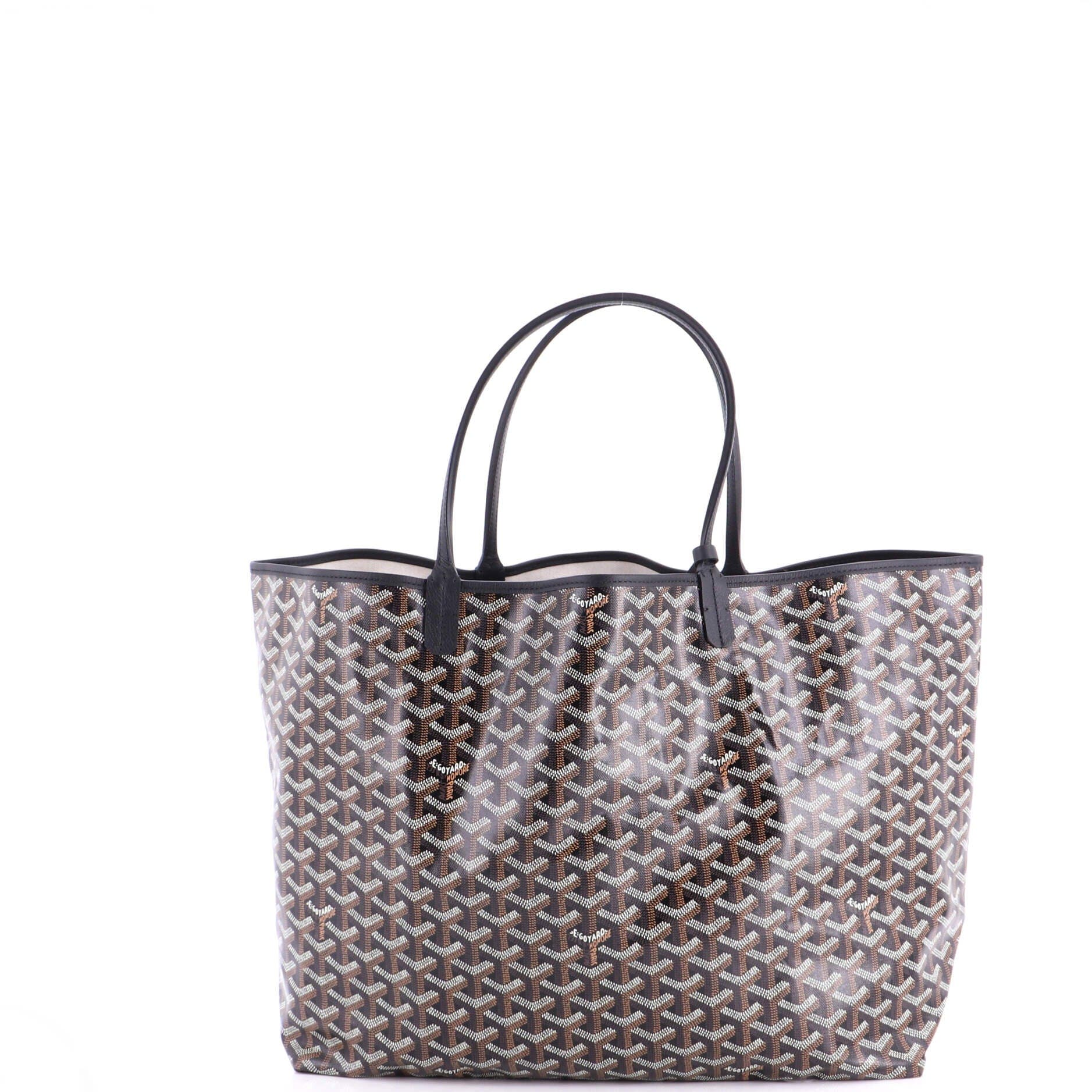 Saint Louis Tote Coated Canvas GM, Main, color, Black