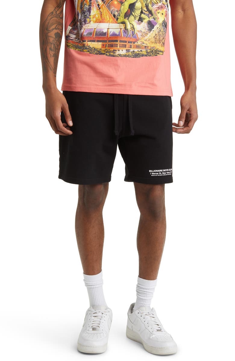 Billionaire Boys Club Space Station Cotton Blend Sweat Shorts, Main, color, 