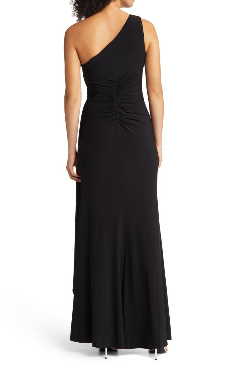 Vince Camuto One-Shoulder Pleated Waist Gown, Alternate, color,
