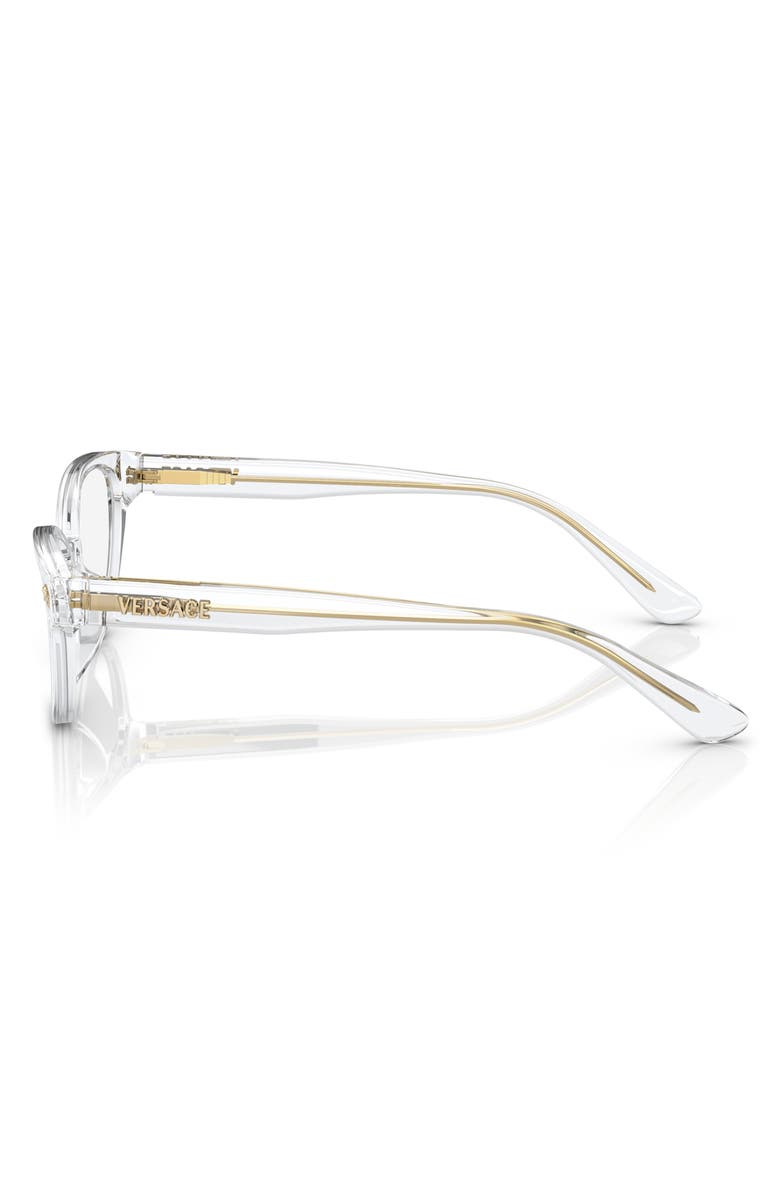 Versace Kids' 58mm Cat Eye Optical Glasses, Alternate, color, 