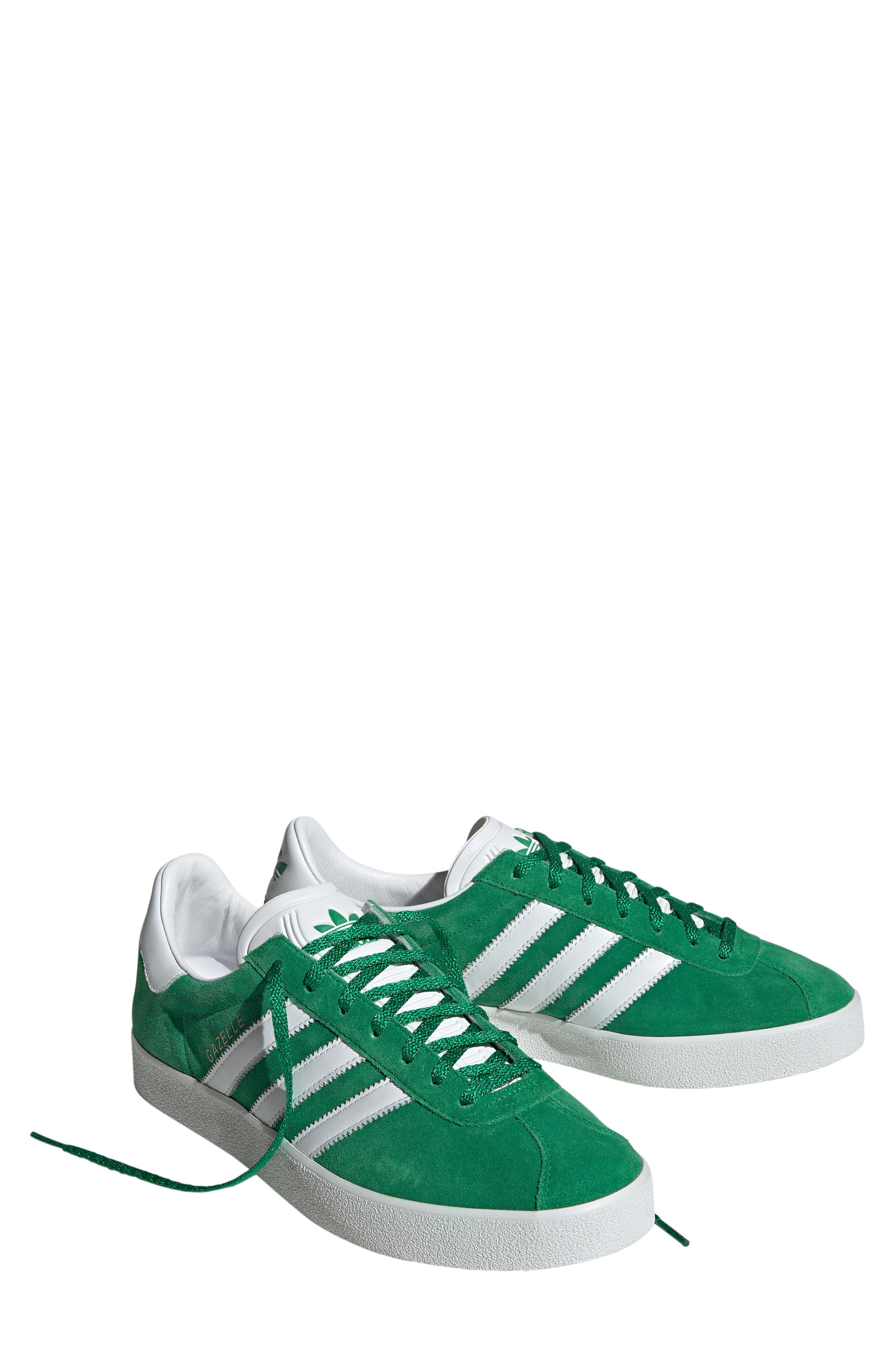 Gazelle 85 Sneaker, Main, color, GREEN/ FTWR WHITE/ GOLD MET.