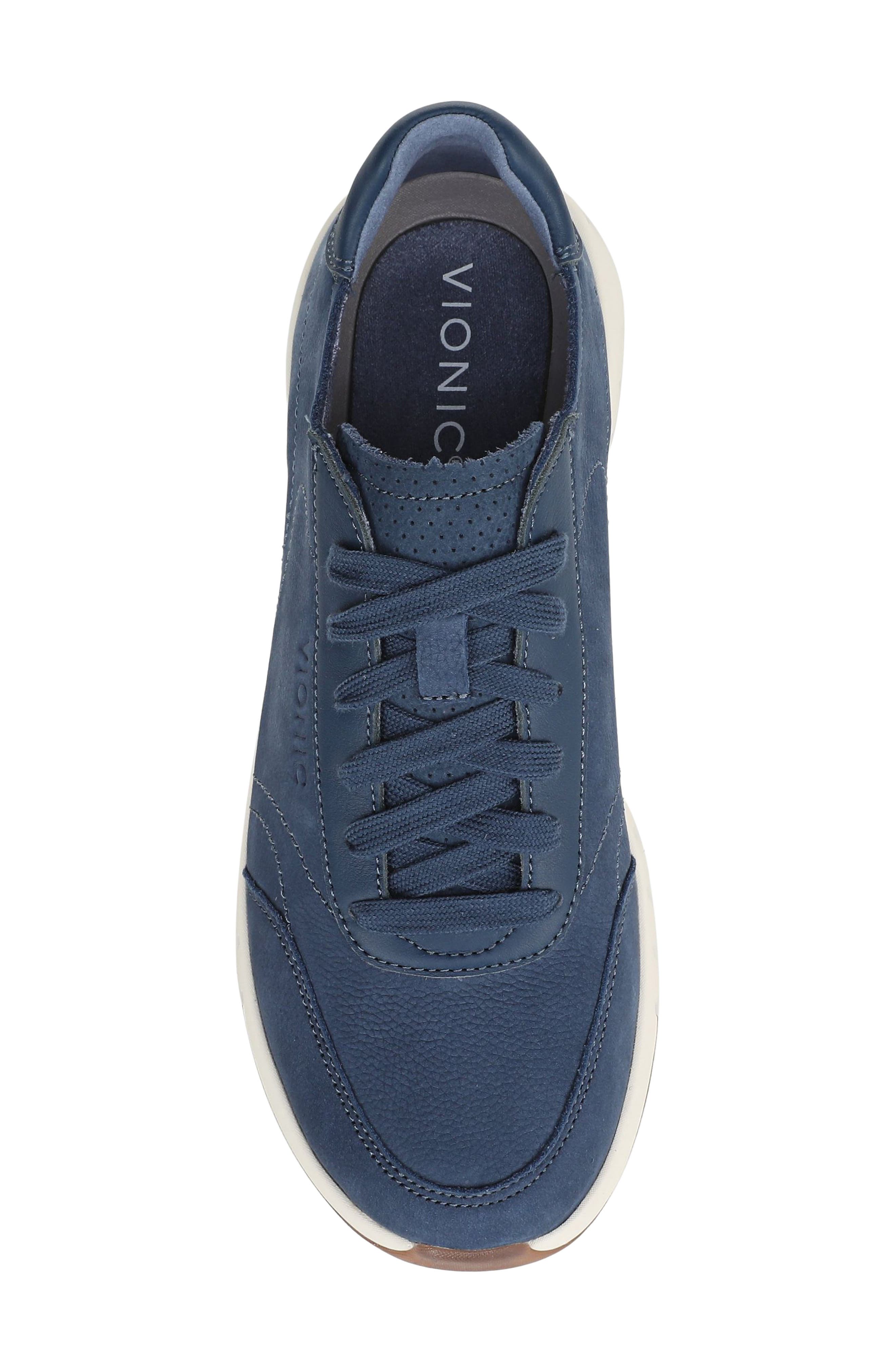 Uptown Nubuck Sneaker, Alternate, color, DARK DENIM NUBUCK